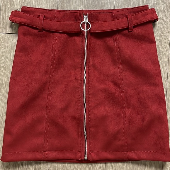 Forever 21 Mini Skirt Red Size Small - Picture 2 of 5